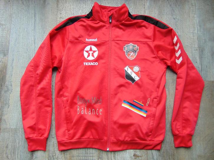 Hummel jas rood IFC trainingsjas maat 158 jasje, Kinderen en Baby's, Kinderkleding | Maat 158, Zo goed als nieuw, Meisje, Jas