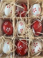 Echte eieren beschilderd riod-wit Pasen, Nieuw, Ophalen of Verzenden, Zo goed als nieuw