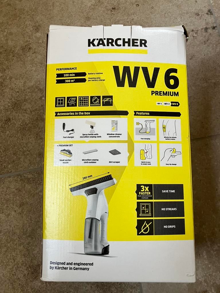WV 6 premium karcher zgan, Ophalen of Verzenden, Raamwisser of Trekker