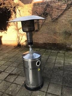 terras heater, Tuin en Terras, Terrasverwarmers, Ophalen, Gebruikt, Gas, Vloer