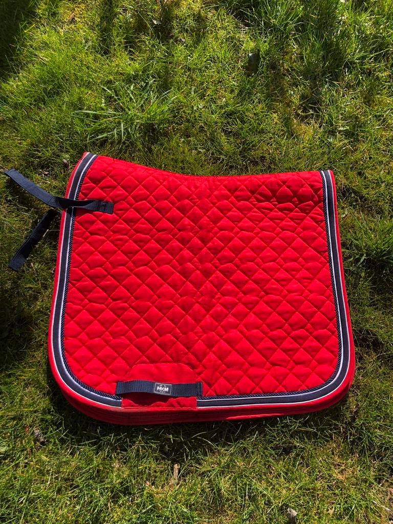 Rood dressuur dekje, HKM, maat full, Ophalen of Verzenden, Gebruikt