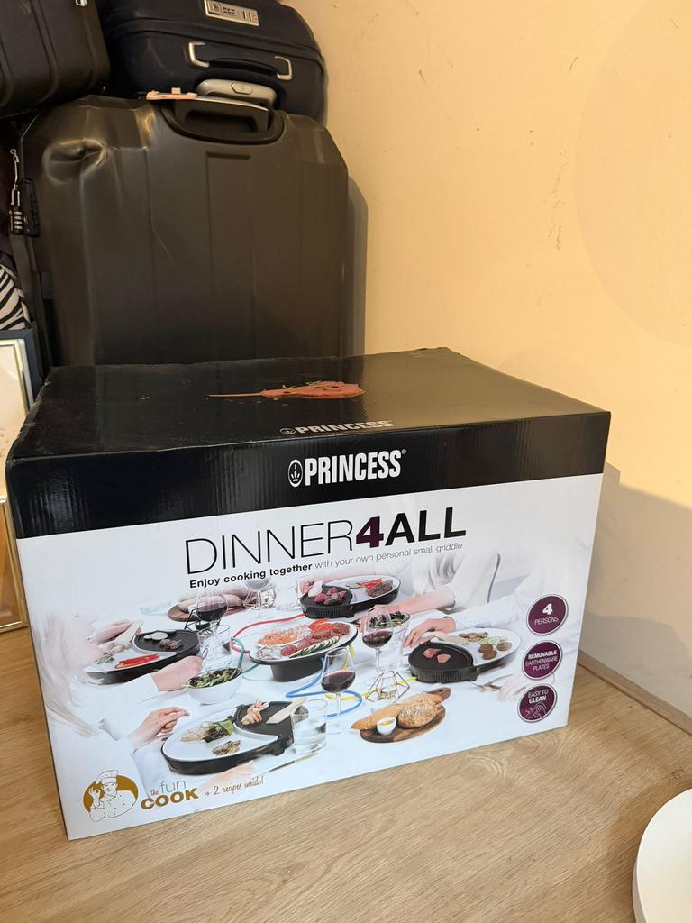 Princess Diner4All bakplaat, Witgoed en Apparatuur, Gourmetstellen, Ophalen of Verzenden, Nieuw, 4 t/m 7 personen