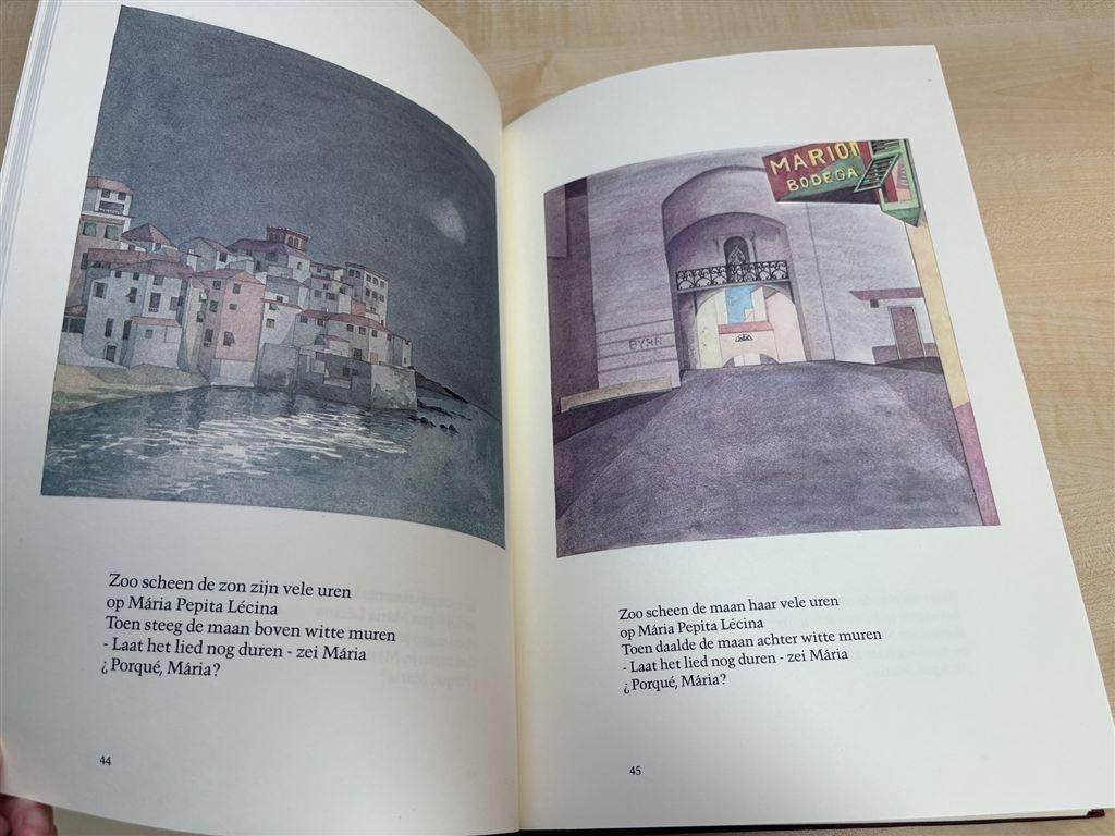 Maria Lécina — 100 Verzen met Kunst van Jan Vanriet, Ophalen of Verzenden, Gelezen