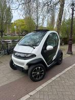 Eli Zero Plus 45km Brommobiel Citycar, Wit, Origineel Nederlands, 2 stoelen, Te koop