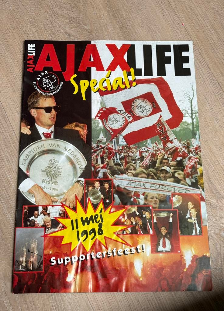 Ajax life special :Supportersfeest 1998, Ophalen of Verzenden, Ajax, Boek of Tijdschrift