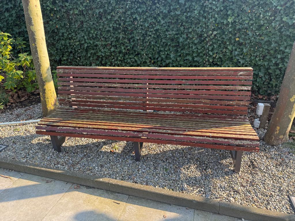 Tuinbank gratis, Tuin en Terras, Tuinbanken, Ophalen, Gebruikt, Hout