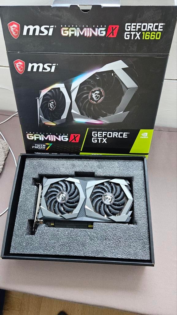 MSI GeForce GTX 1660 Gaming X 6G Videokaart, PCI-Express 3, Ophalen of Verzenden, HDMI, Nvidia