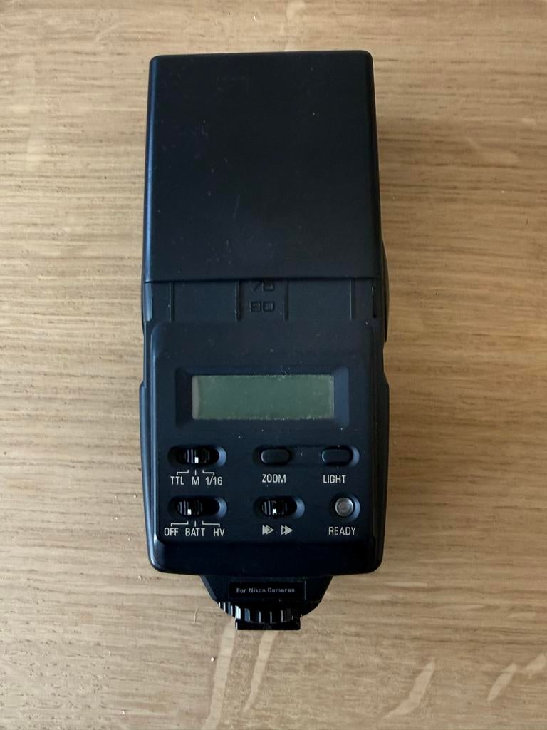 Metz 40AF-4N flitser voor Nikon camera's, Ophalen of Verzenden, Gebruikt, Metz, Kantelbaar