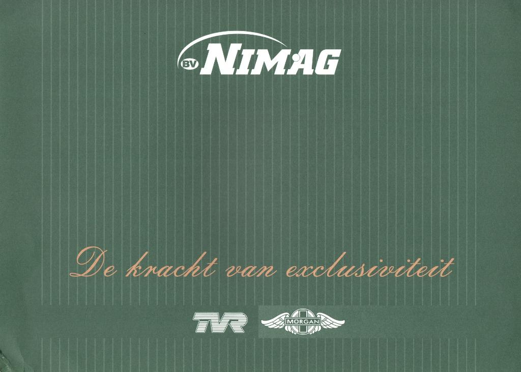 Folder TVR en Morgan modellen (ca.1999), Verzenden, Gelezen, Overige merken