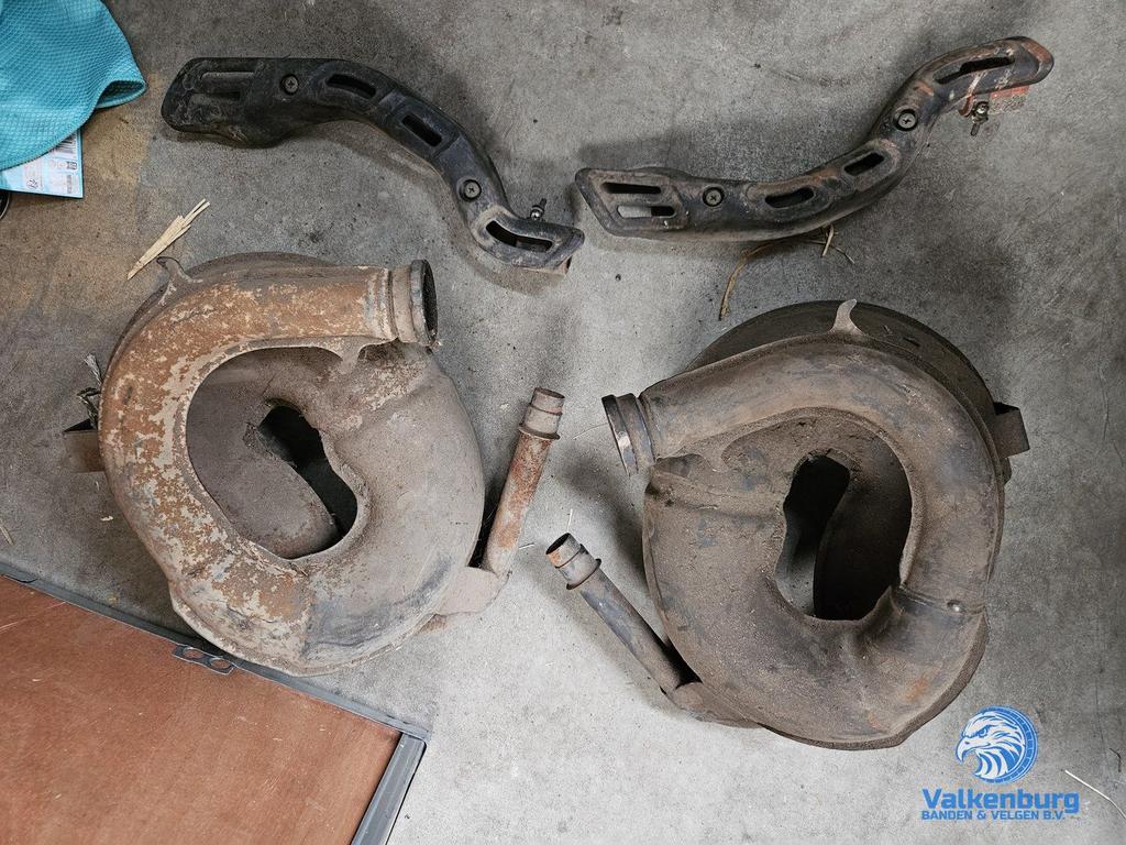 Originele Yamaha Banshee YFZ 350 3GG uitlaatbochten 2takt, Gebruikt, -, -, Ophalen of Verzenden