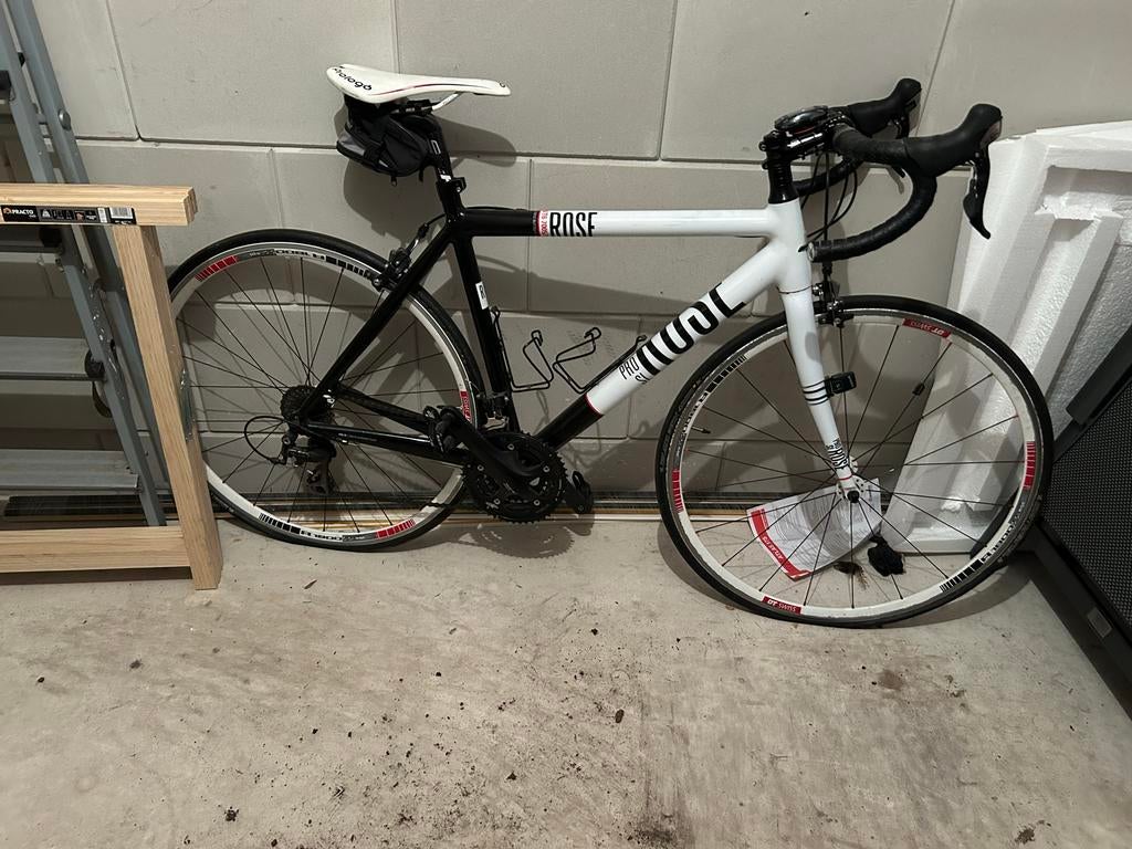 Rose Pro SL-2000 racefiets met Shimano 105 groepset, Fietsen en Brommers, 28 inch, Gebruikt, Aluminium, 49 tot 53 cm