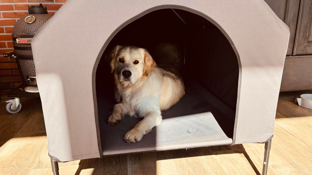 Te koop honden tent., Ophalen, 100 cm of meer, Hondenhok, Zo goed als nieuw