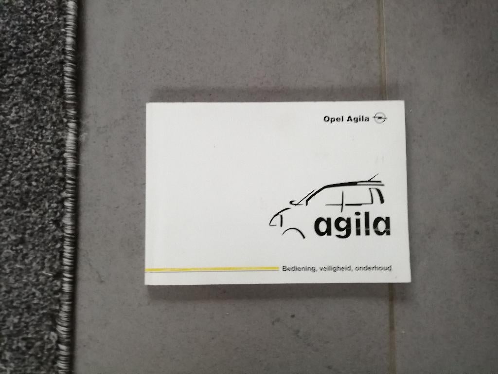 Gebruikershandleiding OPEL AGILA type A   2000/2007, Auto diversen, Handleidingen en Instructieboekjes, Ophalen of Verzenden