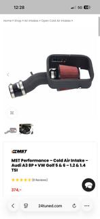 MST Intake Audi A3 8P Golf 5 & 6 – 1.2 & 1.4 TSI luchtfilter, Ophalen of Verzenden, Zo goed als nieuw, Overige typen, Apple iPhone