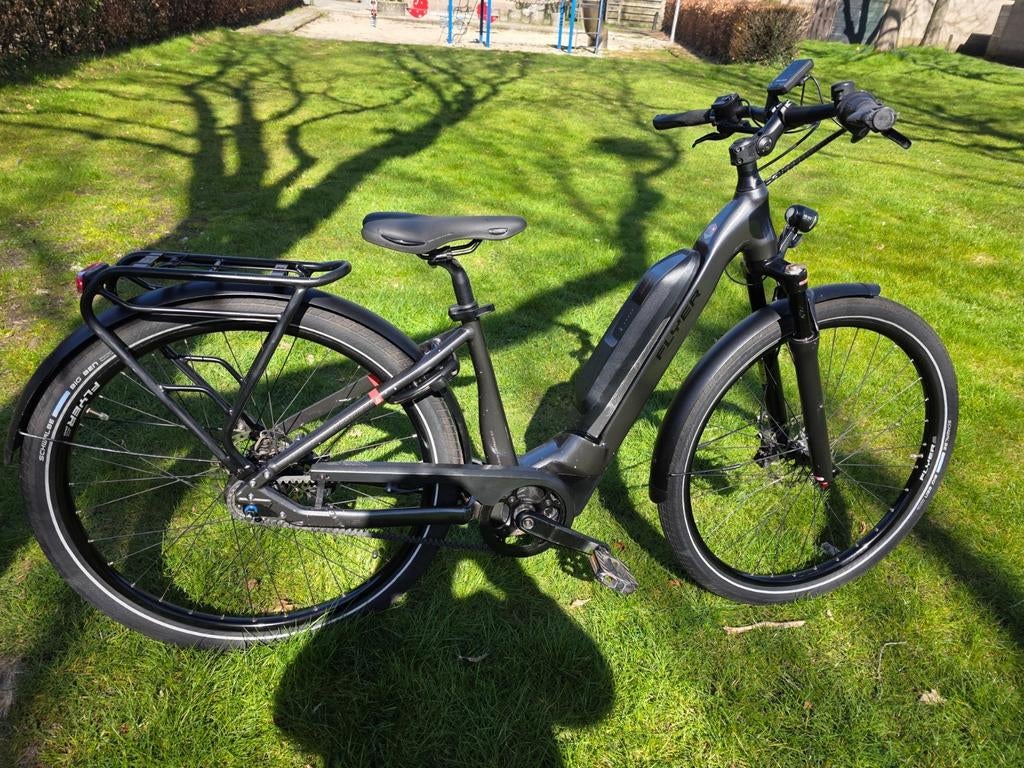 Elektrischefiets Flyer Upstreet5 7.03 is met Riem, Fietsen en Brommers, Elektrische fietsen, Ophalen, Zo goed als nieuw, Overige merken