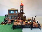 Custom-made Playmobil Havengebouw, steiger en alarmbeltoren, Ophalen of Verzenden, Gebruikt, Los playmobil