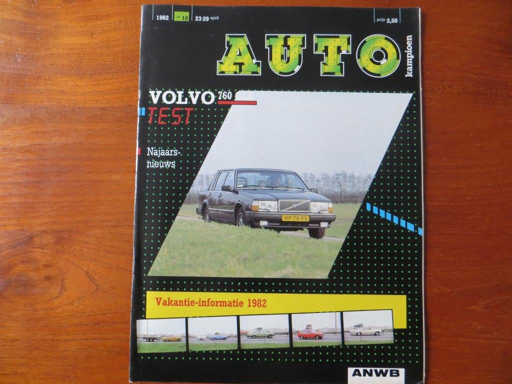 Autokampioen 16 1982 Volvo 760, groep C-auto's Delta Sierra2, Ophalen of Verzenden, Nieuw, Volvo