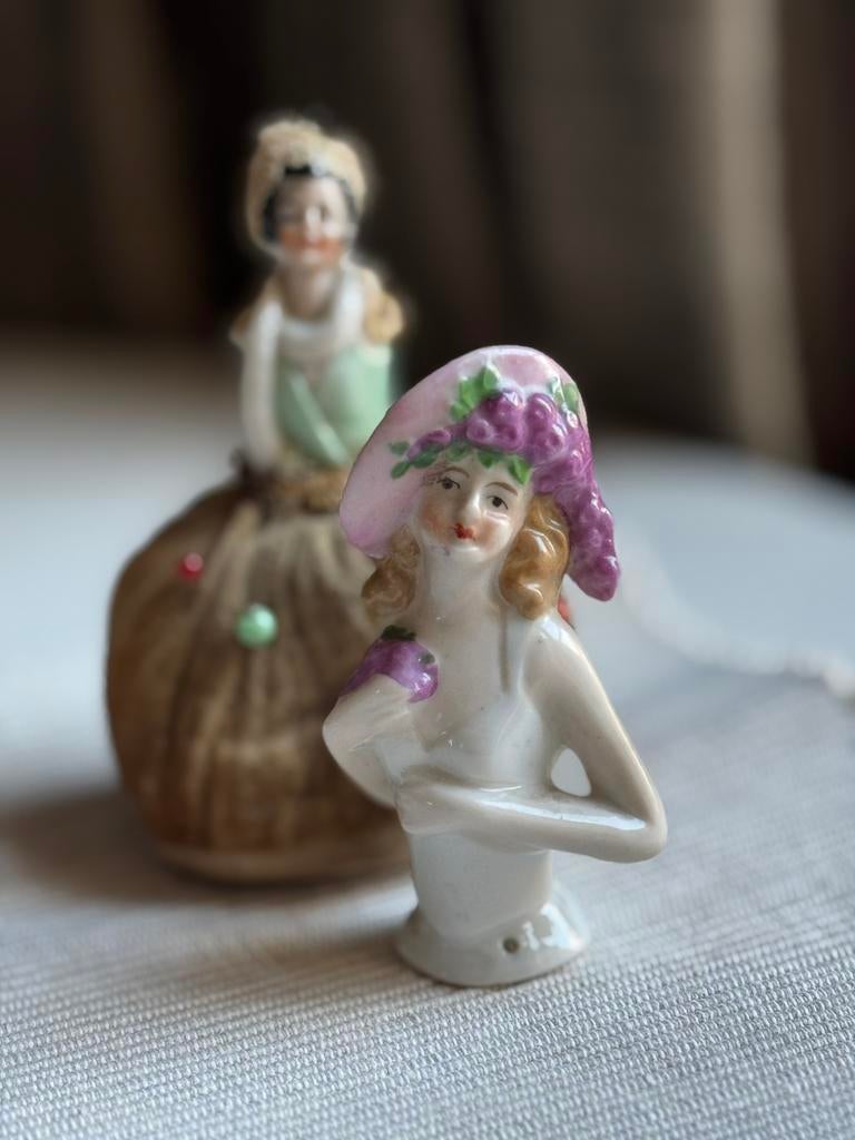 Antieke “Halfdoll van Porselein” begin 1900, Antiek en Kunst, Antiek | Porselein, Ophalen of Verzenden