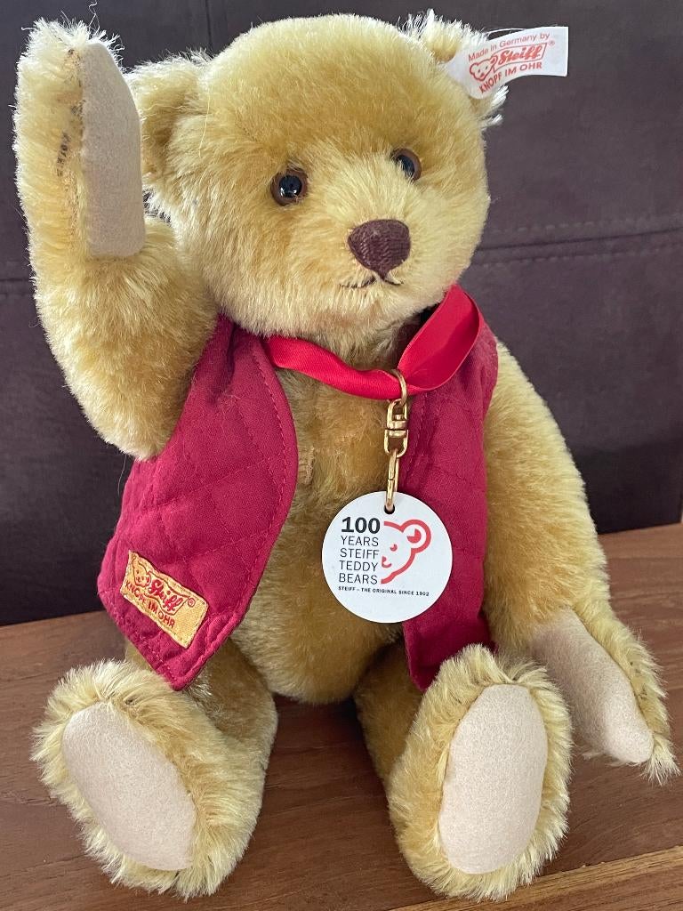 100 jaar STEIFF jubileum beer, Ophalen of Verzenden, Nieuw, Stoffen beer, Steiff