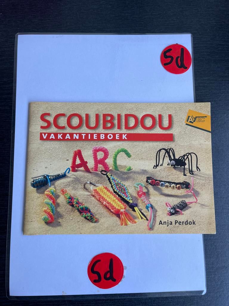 Scoubidou Vakantieboek - Knutselplezier voor Jong en Oud, Ophalen of Verzenden, Zo goed als nieuw, Scrapbooking en Knutselen, Geschikt voor kinderen
