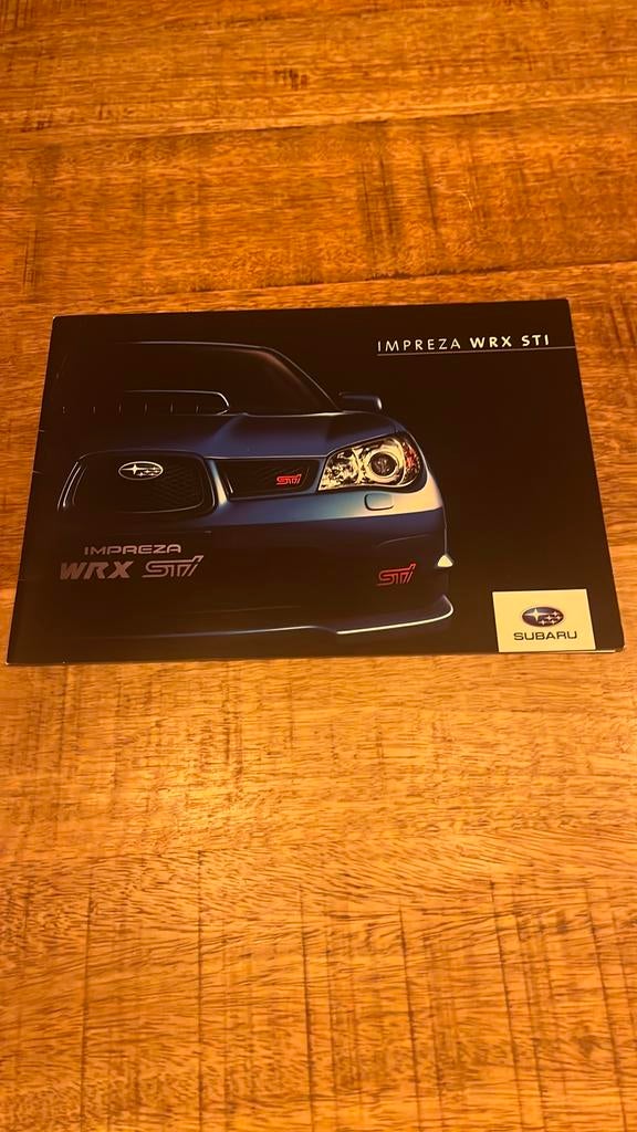 Subaru Impreza WRX STI Brochure - Nederlandstalig, Boeken, Ophalen of Verzenden, Zo goed als nieuw, Overige merken