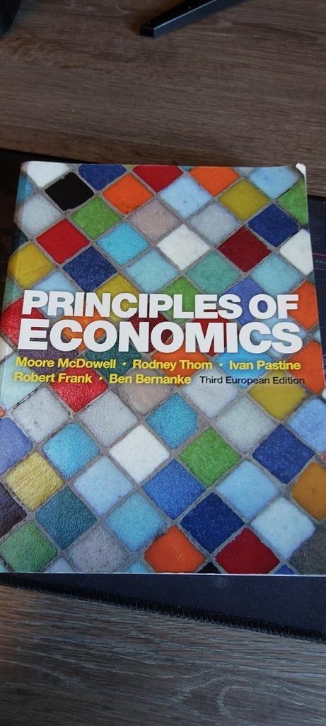 Principles of Economics - Derde Europese Editie, Ophalen of Verzenden, Zo goed als nieuw, Economie en Marketing, Moore McDowell, Frank, Bernanke