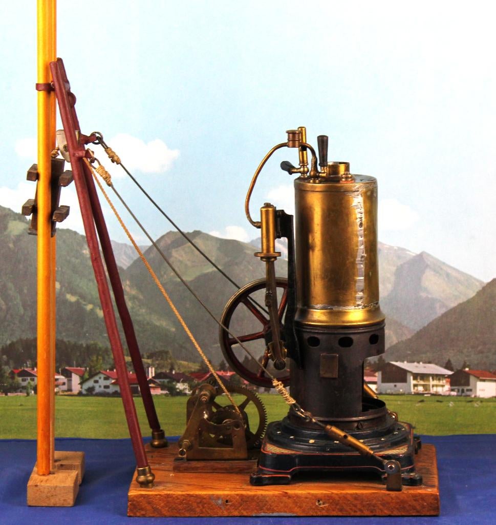 Bing stoommachine met separate heistelling., Ophalen of Verzenden