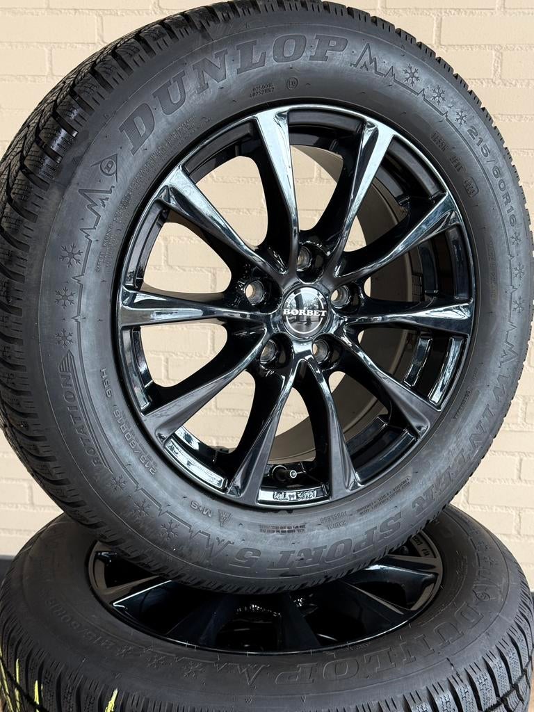 Mazda CX-3 14-21 Winter Velgenset | Borbet | Dunlop 23, Ophalen, 16 inch, Banden en Velgen, Winterbanden