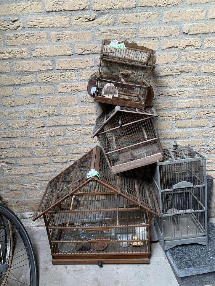 vogelkooien, Dieren en Toebehoren, Vogels | Hokken en Kooien, Zo goed als nieuw, Vogelkooi, Metaal, Ophalen