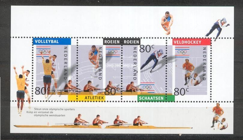 Nederland nr. 1517 Blok Olympische Spelen 1992 postfris, Postzegels en Munten, Postzegels | Nederland, Ophalen of Verzenden, Na 1940