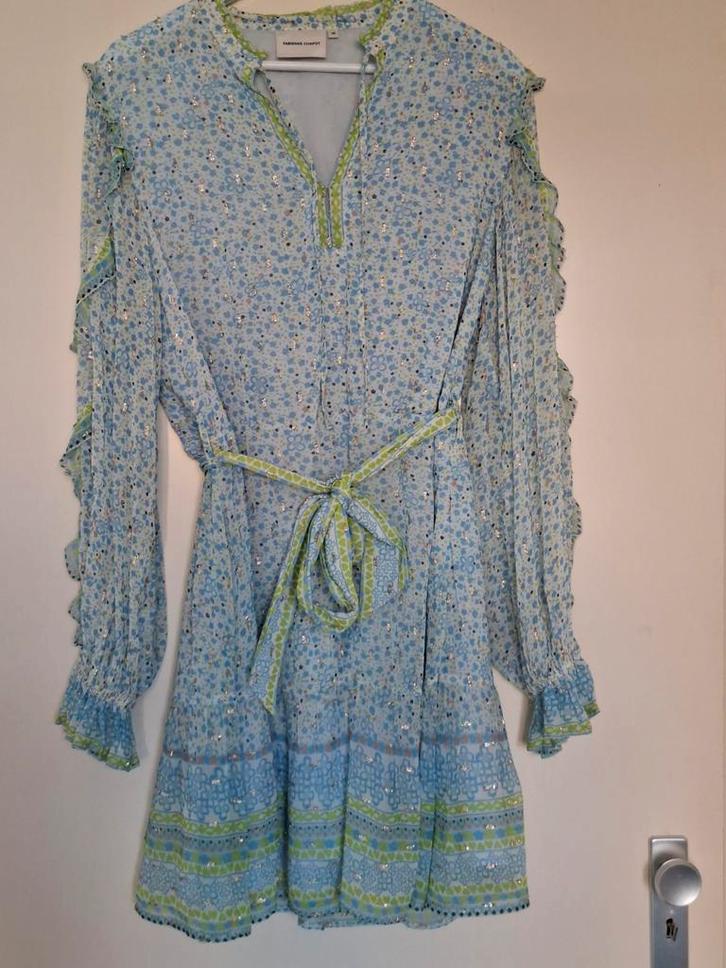 FABIENNE CHAPOT EXCLUSIEVE JURK MAAT 40, Kleding | Dames, Jurken, Nieuw, Maat 38/40 (M), Blauw, Knielengte, Ophalen of Verzenden