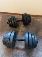Verstelbare dumbbells 2x15 kilo, Ophalen, Gebruikt, Armen, Halterset