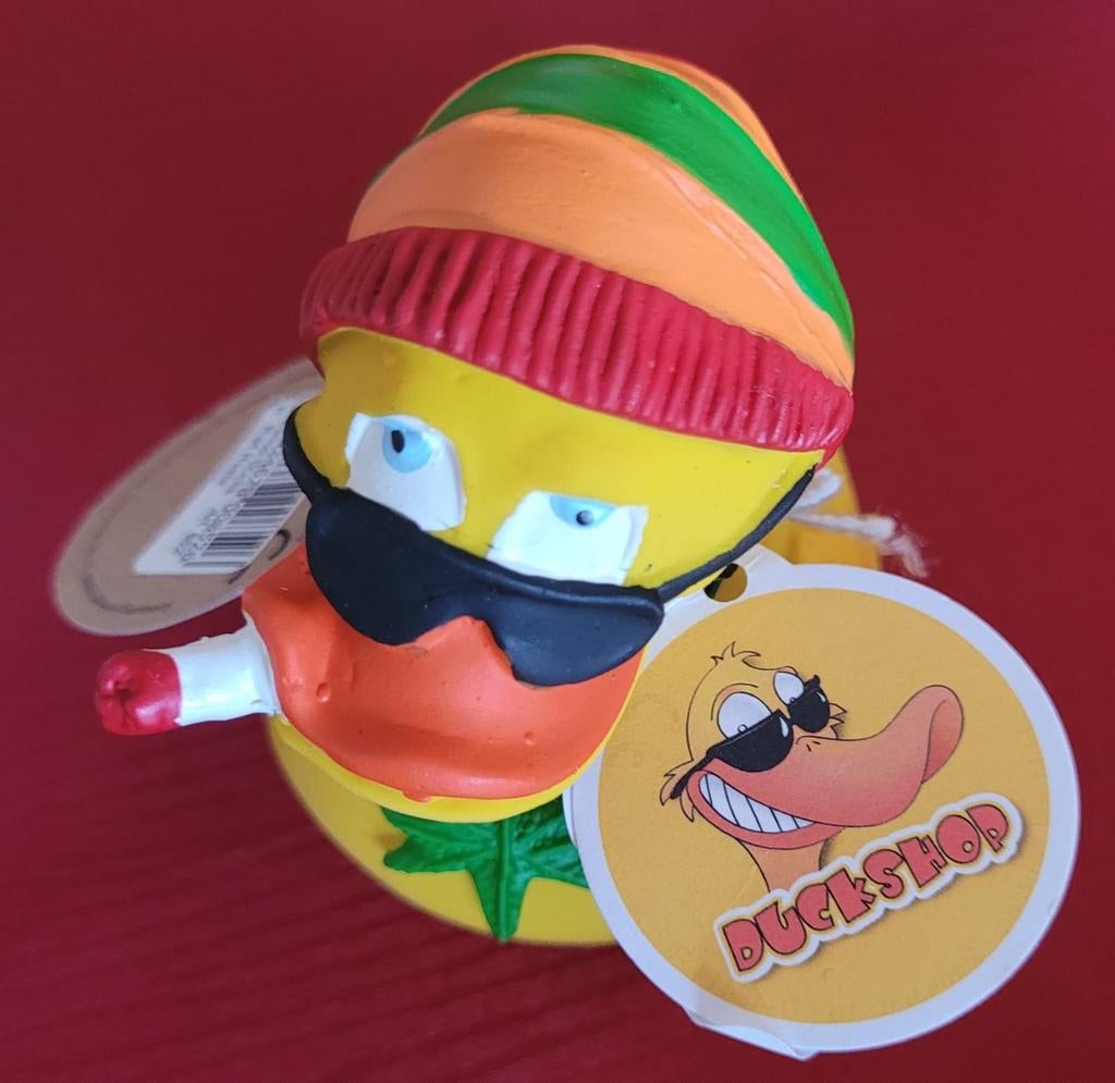 Lanco duck ralf rasta mariuhana duck hand made, Verzamelen, Poppen, Ophalen of Verzenden, Pop