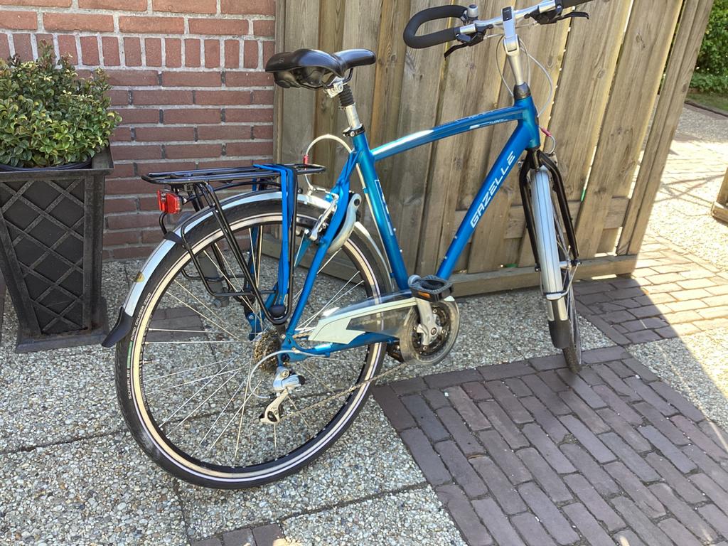 Gazelle Fuente herenfiets, Fietsen en Brommers, Fietsen | Heren | Herenfietsen, 57 tot 61 cm, Ophalen of Verzenden, Zo goed als nieuw