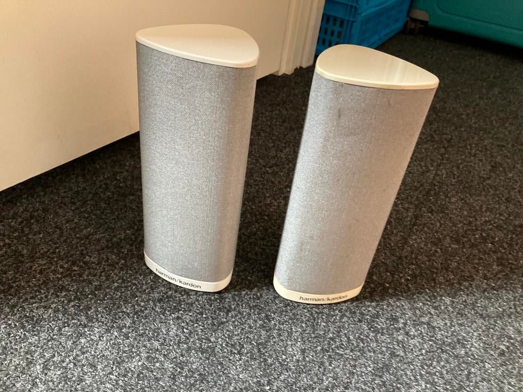 Harman Kardon Sat11 speakers wit, Audio, Tv en Foto, Luidsprekers, Overige merken, Gebruikt, Ophalen of Verzenden, Minder dan 60 watt