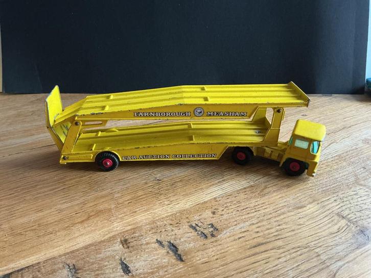 Vintage Matchbox KingSize K-8 GuyWarrior CarTransporter 1:64, Hobby en Vrije tijd, Modelauto's | 1:50, Gebruikt, Bus of Vrachtwagen