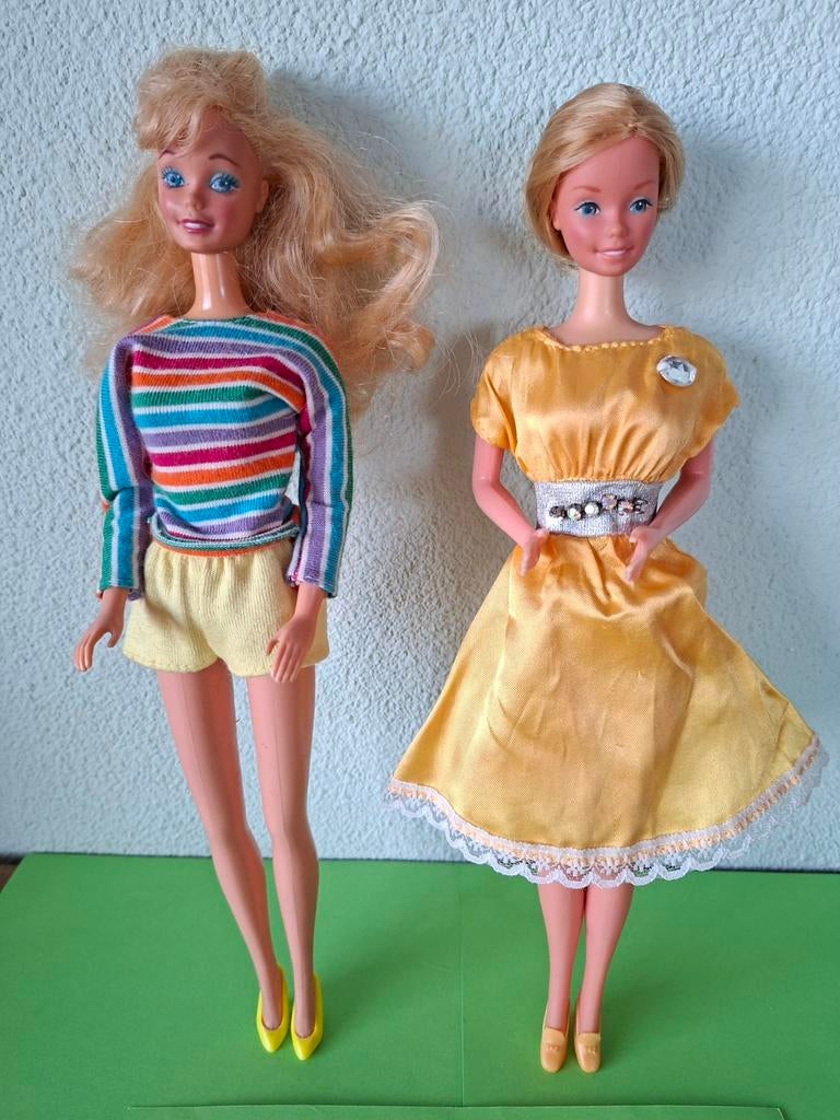 Barbie vintage Superstar in Geel 80s Mattel, Ophalen of Verzenden, Barbie