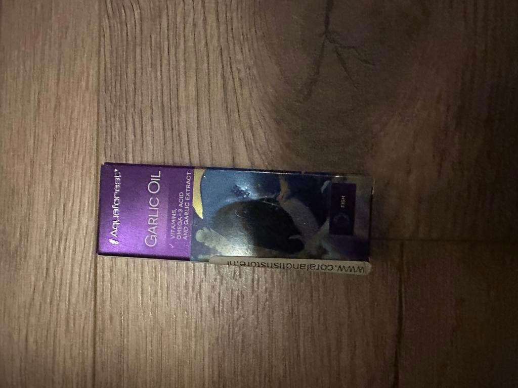 Knoflook olie voor zeeaquarium vissen, Dieren en Toebehoren, Ophalen of Verzenden, Zo goed als nieuw