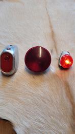 3 achterlichten; bloedblaar ULO en Spanninga v. Puch / Tomos, Fietsen en Brommers, Ophalen of Verzenden, Gebruikt, Accu, Achterlicht