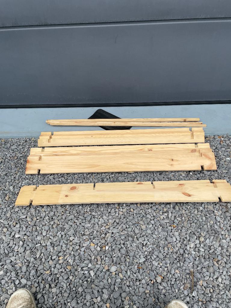 Houten moestuin 1 x 1 meter nieuw, Ophalen of Verzenden, Nieuw, Kweekbak