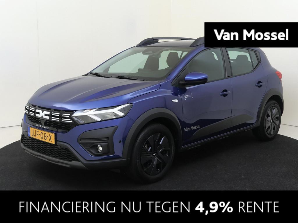 Dacia Sandero Stepway 1.1 TCe 110 PK Expression | Cruise Con, Voorwielaandrijving, Stof, Blauw, Origineel Nederlands