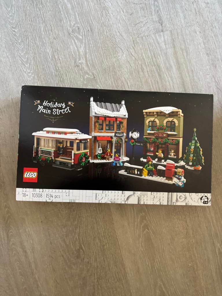 Lego Holiday Main Street 10308 winter village collectionZGAN, Lego, Ophalen of Verzenden, Zo goed als nieuw, Compleet