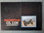 Brochure HONDA GL 1100 GOLDWING - NL, Verzenden, Honda