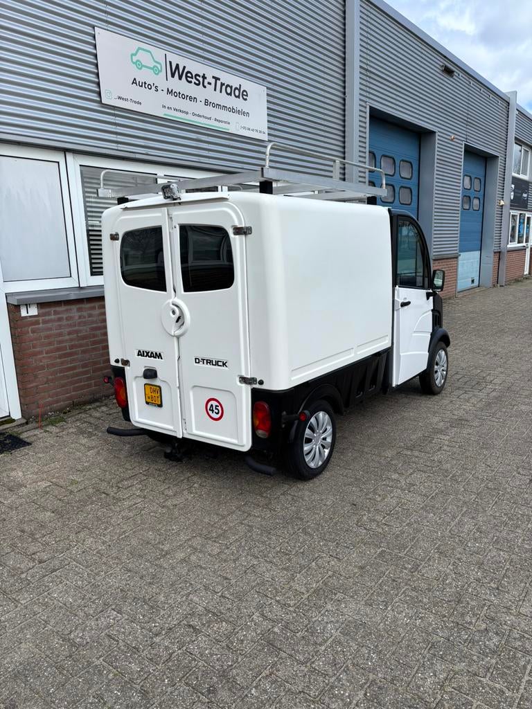 Aixam D-Truck 2016 | Diesel  Automaat | Trekhaak | Imperiaal, Diversen, Brommobielen en Scootmobielen, Gebruikt, 16 km/u of meer