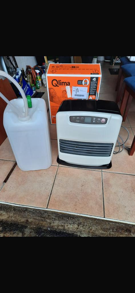Qlima petroleum laser kachel SRE 4035C wit, Huis en Inrichting, Ophalen, Overige brandstoffen, Petroleumkachel, Zo goed als nieuw