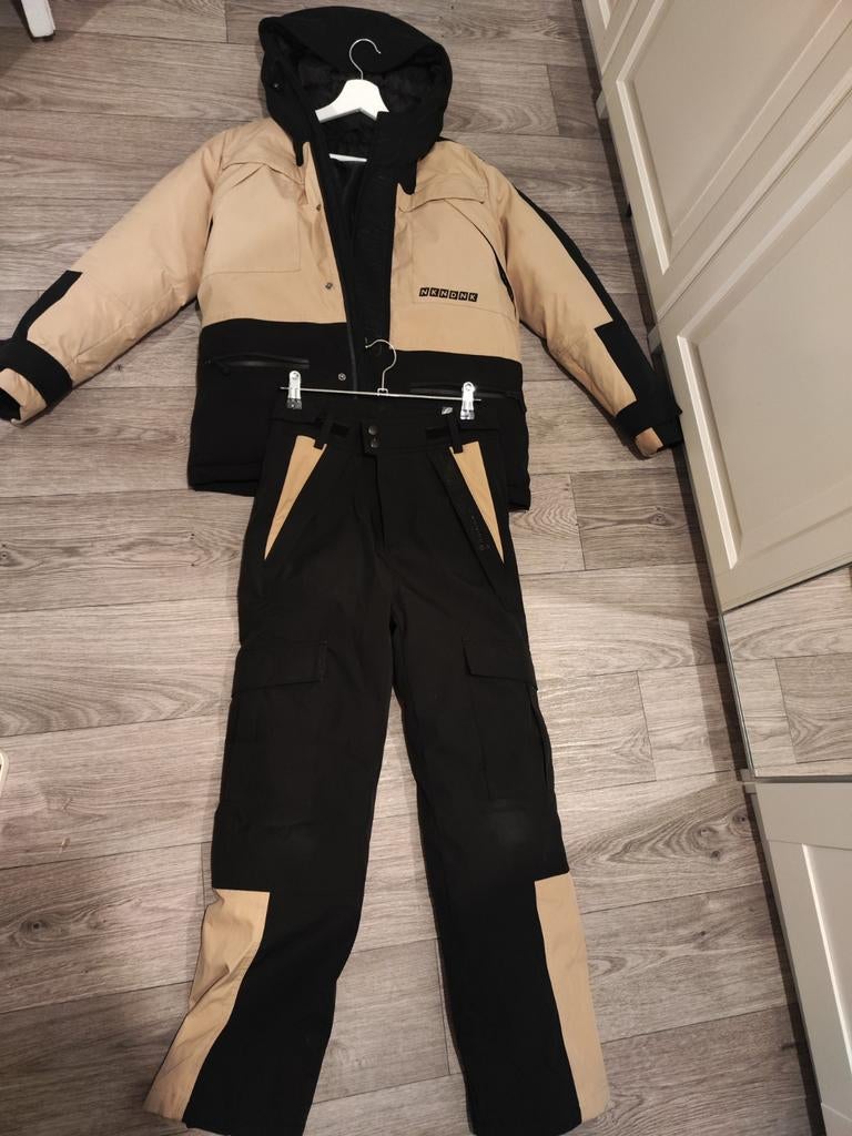 Ski pak Nik en Nik - Zwart/Beige, Ophalen of Verzenden, Zo goed als nieuw, Nik&Nik, Jongen