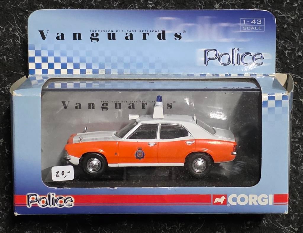Vanguards 1:43 Ford Cortina Taunus Lancashire Police Car MIB, Ophalen of Verzenden, Auto, Overige merken