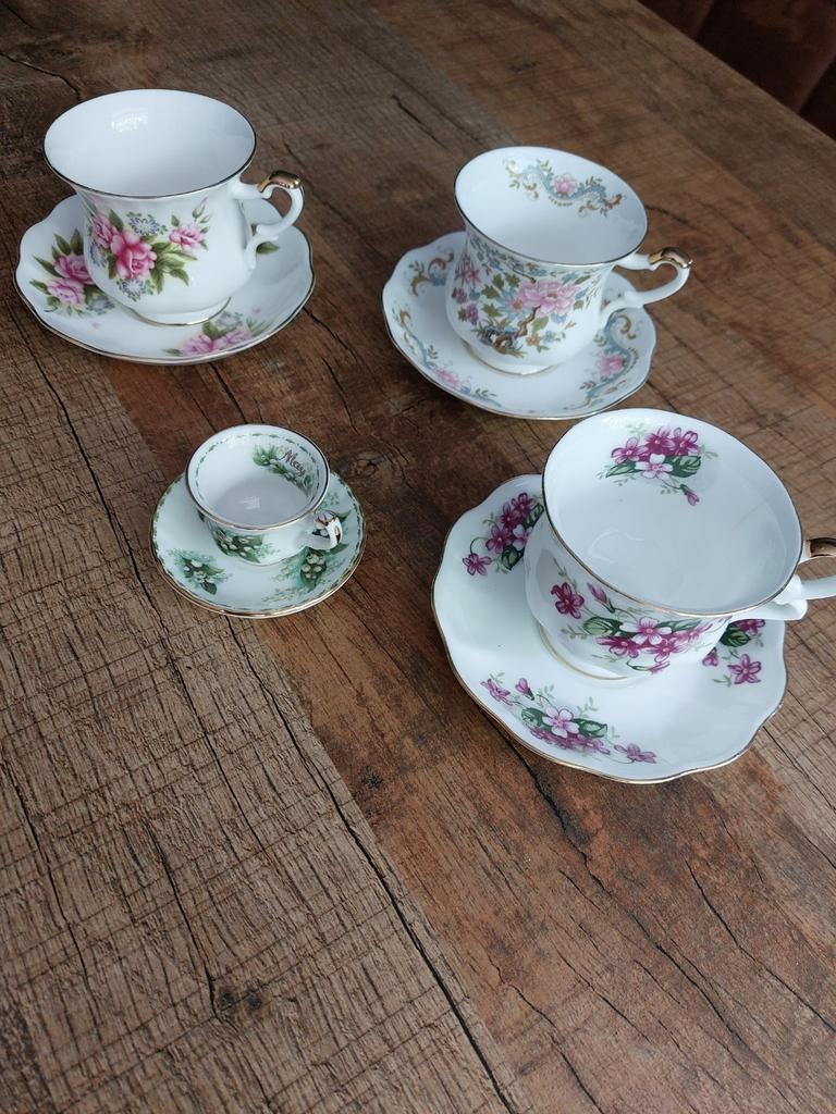 Royal Ascot theekopjes voor high tea of gezellige momenten, Antiek en Kunst, Antiek | Servies los, Ophalen