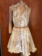 ZARA jurk met ceintuurtje maat m zgan, Kleding | Dames, Maat 38/40 (M), Beige, G, Ophalen of Verzenden