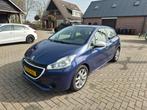 Zeer goed dealer onderhouden Peugeot 208 aangeboden., Voorwielaandrijving, Stof, Zwart, Blauw